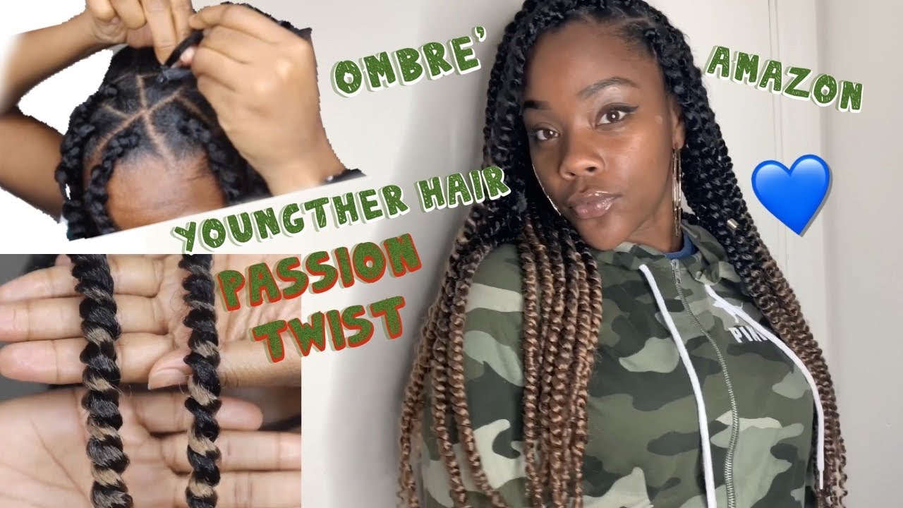 18inch Passion Twist /Most Natural Looking Crochet /Youngther