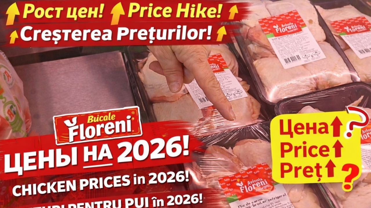 Рост цен на куриную продукцию FLORENI в 2026 году🐔| Avicola Floreni, Варница#moldova #цены#preţ#pmr
