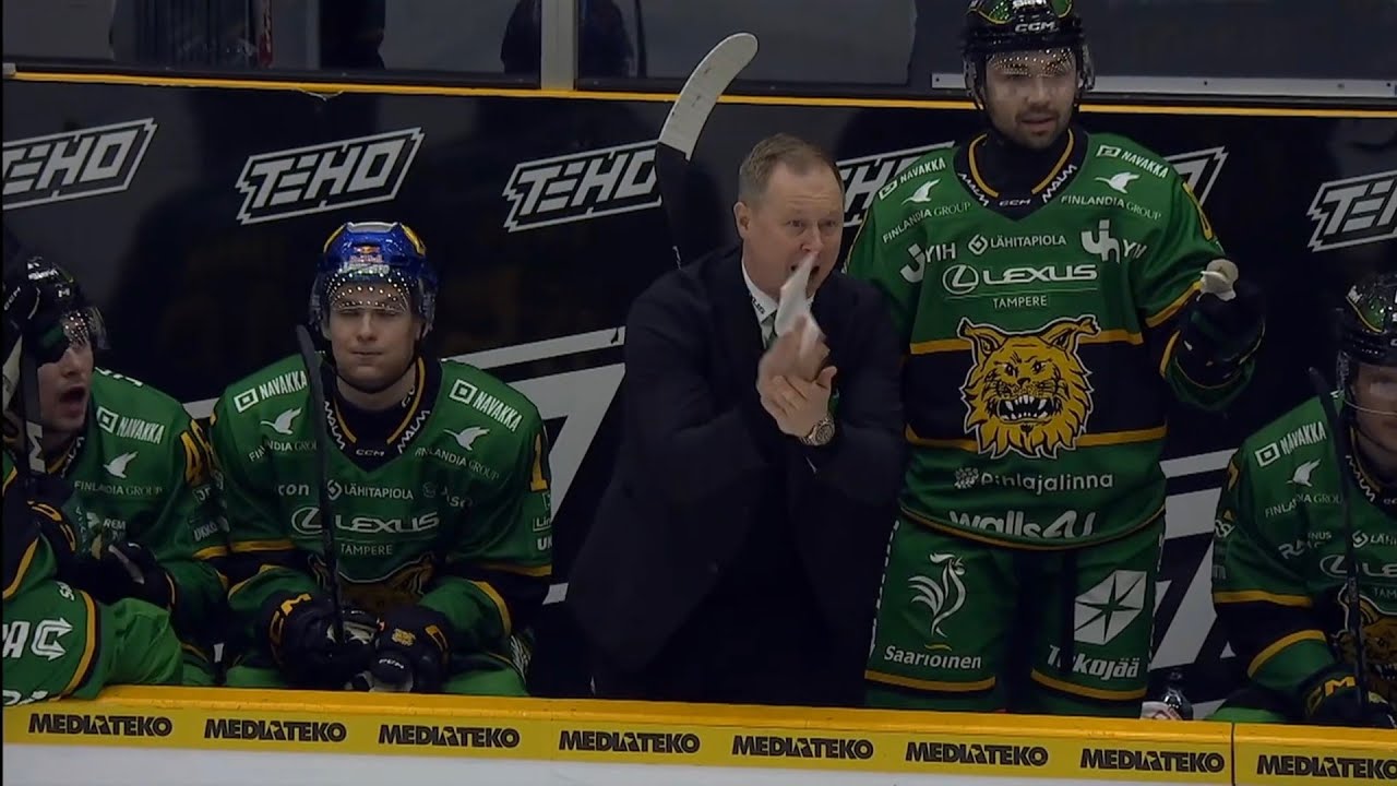 Tommi Niemel&auml; k&auml;y kuumana Anton Karlssonin taklauksesta | Tuloksena 2 minuutin j&auml;&auml;hy