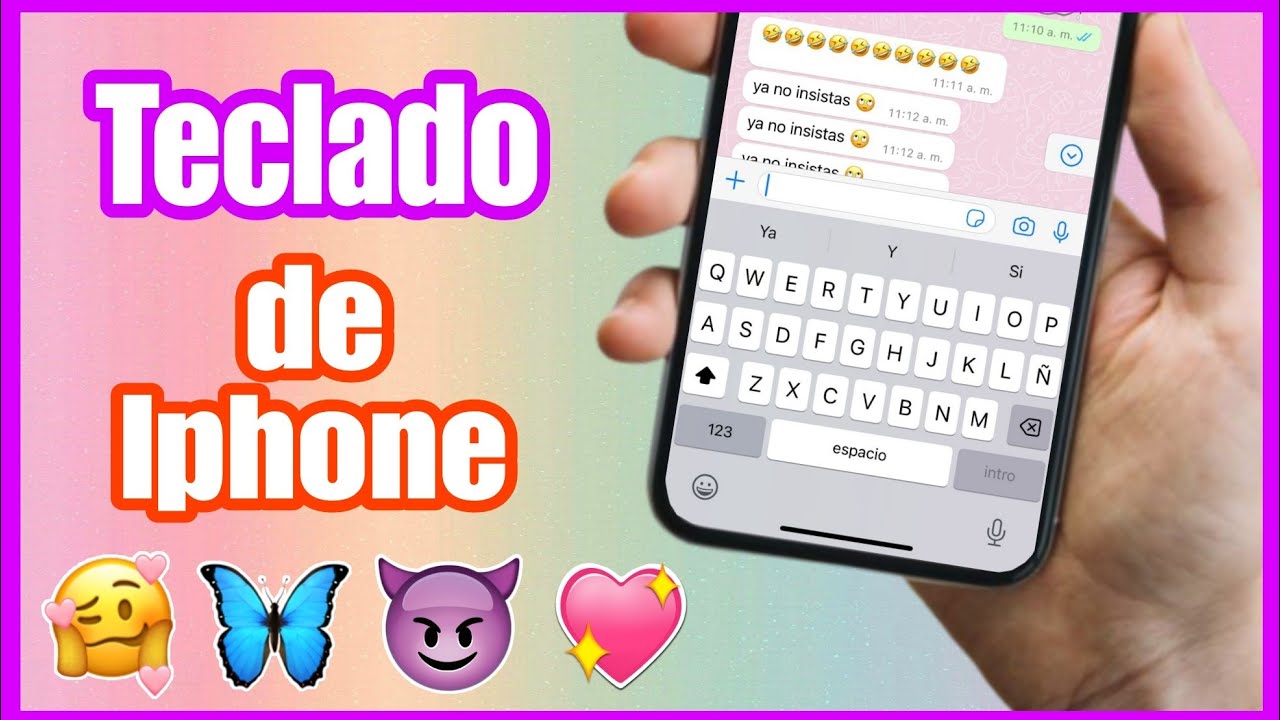 Nuevo TECLADO DE IPHONE en ANDROID 2024📱🌈 Con nuevos emojis y sonidos✨💞