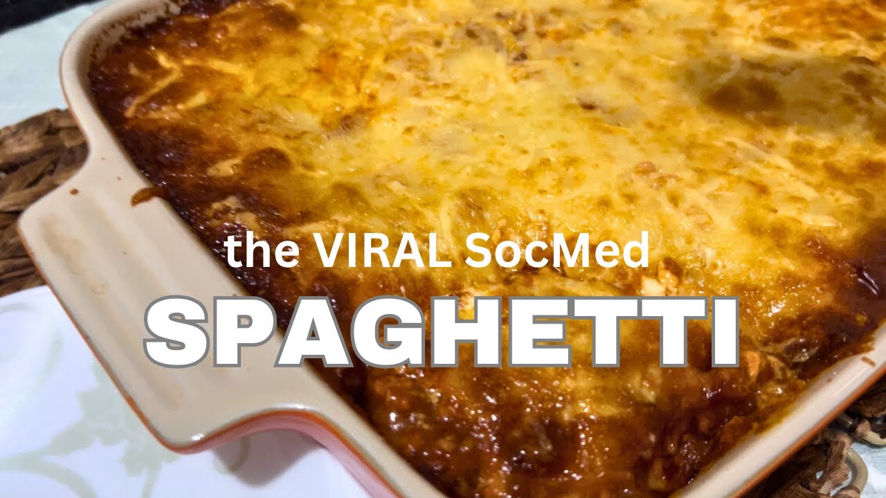 recipe: the viral SPAGHETTI of Tiktok