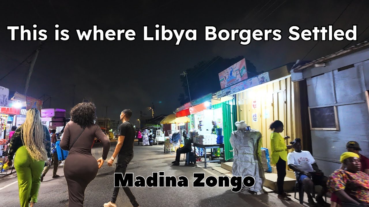 2025 NIGHTLIFE IN MADINA Oldest Zongo Settlement | GHANA NIGHTLIFE