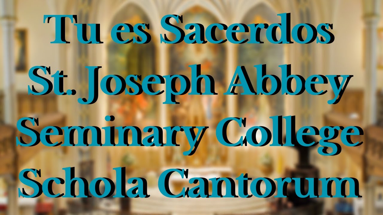 Tu es Sacerdos (You are a priest) [LYRICS] TTBB