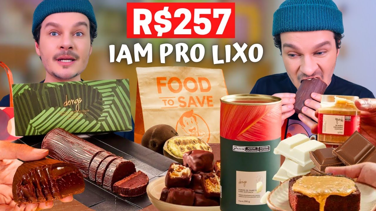 CHOCOLATES DA DENGO DO FOOD TO SAVE / O QUE VEIO NA SACOLA MISTERIOSA ? Vale a pena