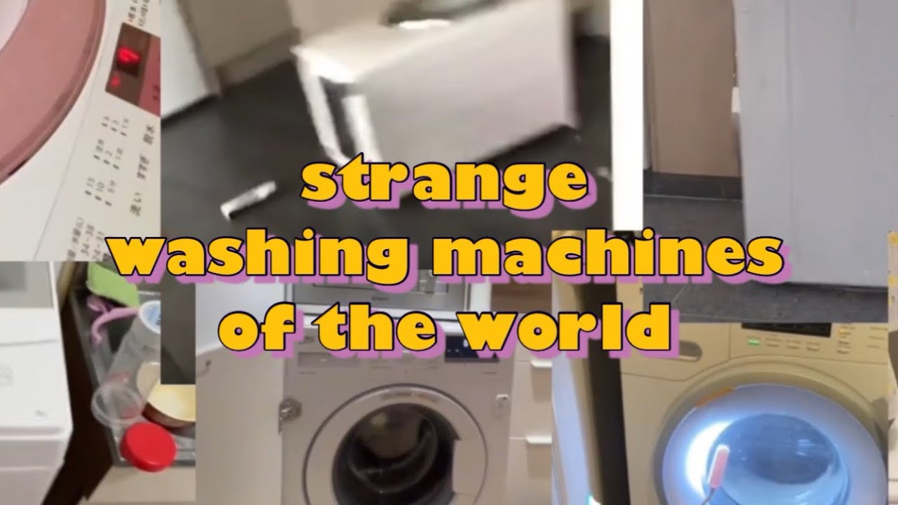 strange washing machines of the world