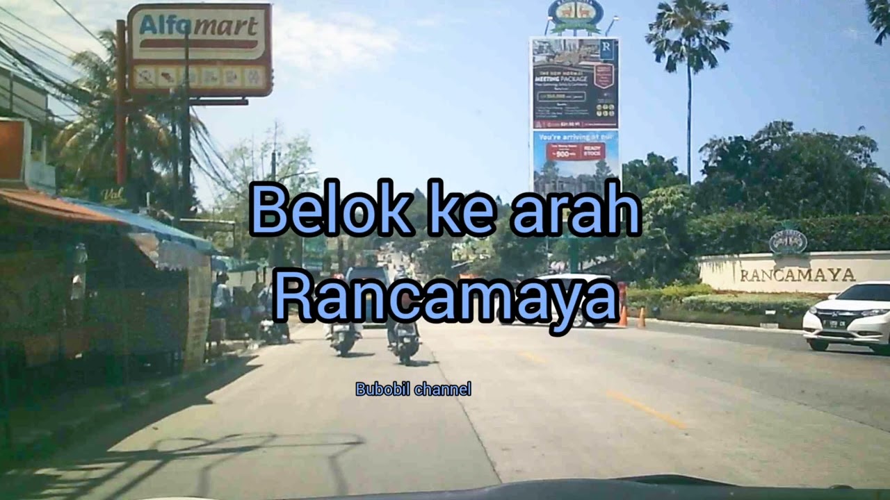 jalan menuju Amanuba hotel and resort rancamaya bogor