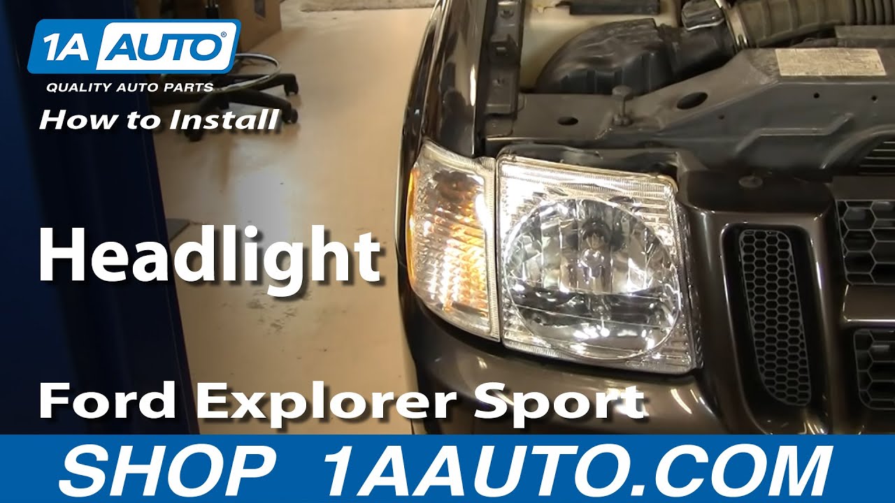 Как заменить фару Ford Explorer Sport Trac 2001-2005 годов
