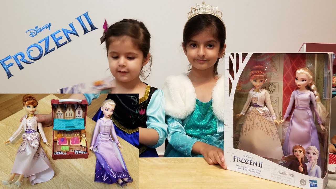 New frozen 2 toys!! Unboxing NEW FROZEN 2 ELSA ANNA DOLLS  AND FROZEN 2 POP UP ADVENTURE PLAY SET !!