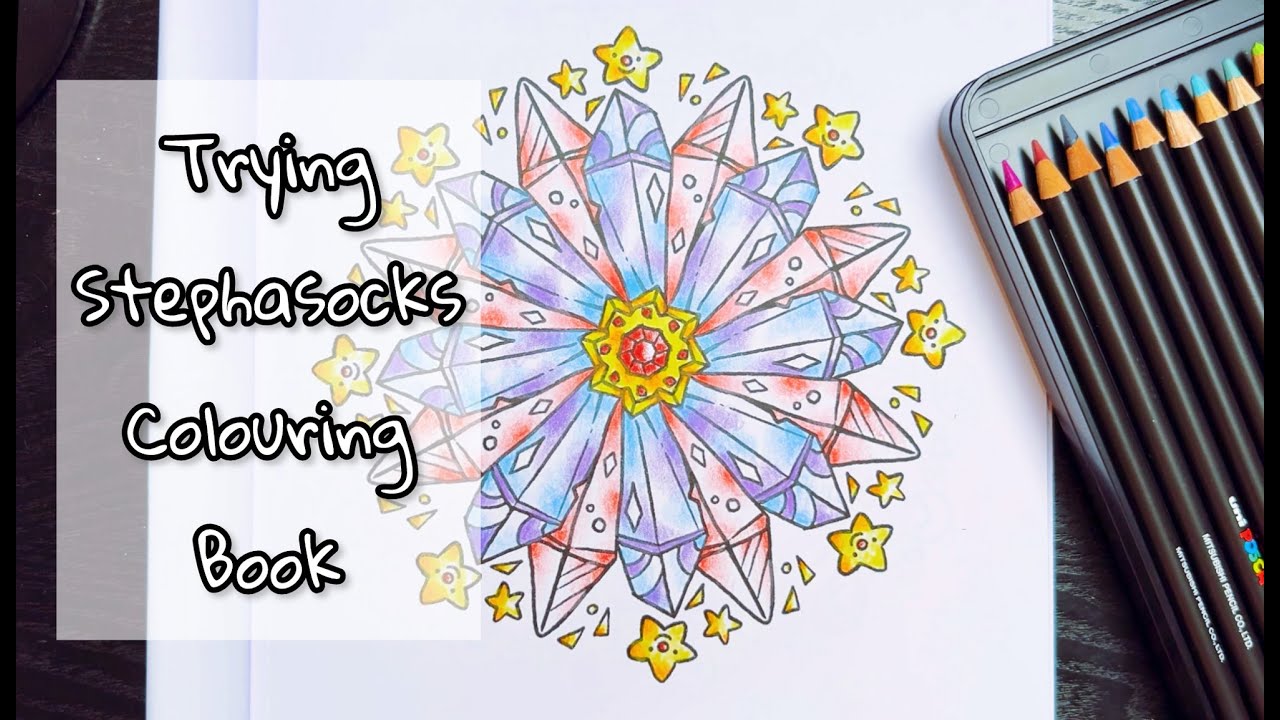 Trying the Doodle Date Colouring Books: Part 2 - Stephasocks Coloring Book