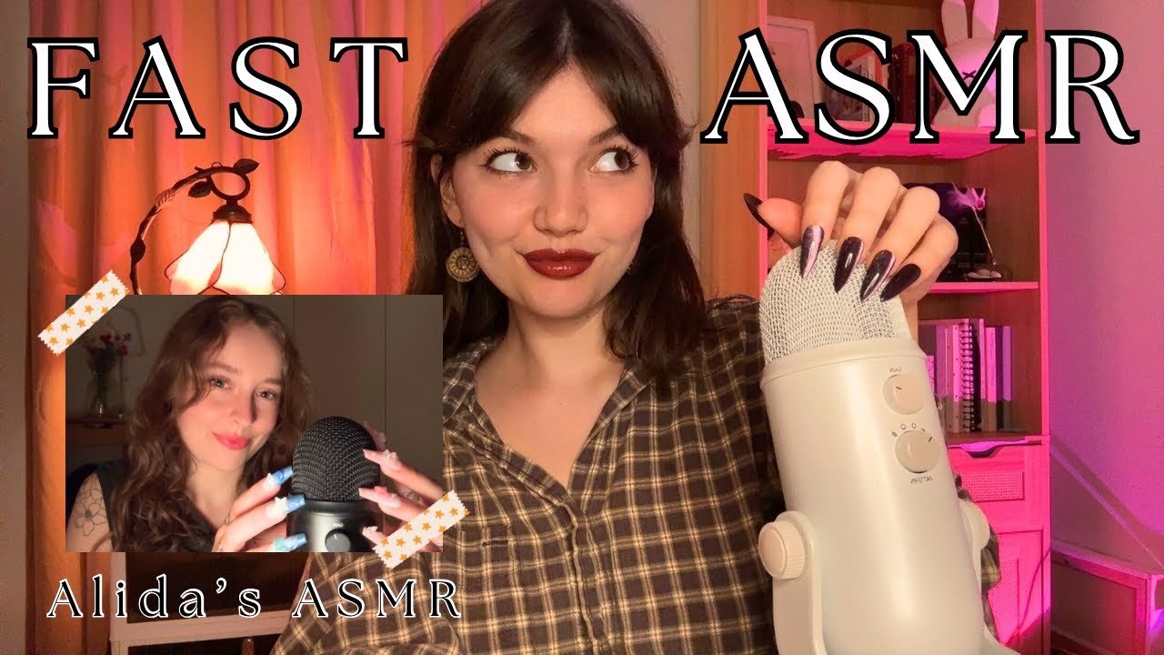 ASMR | Fast and Aggressive Unpredictable Triggers With @alidaasmr (Mouth Sounds, Mic Pumping, +)