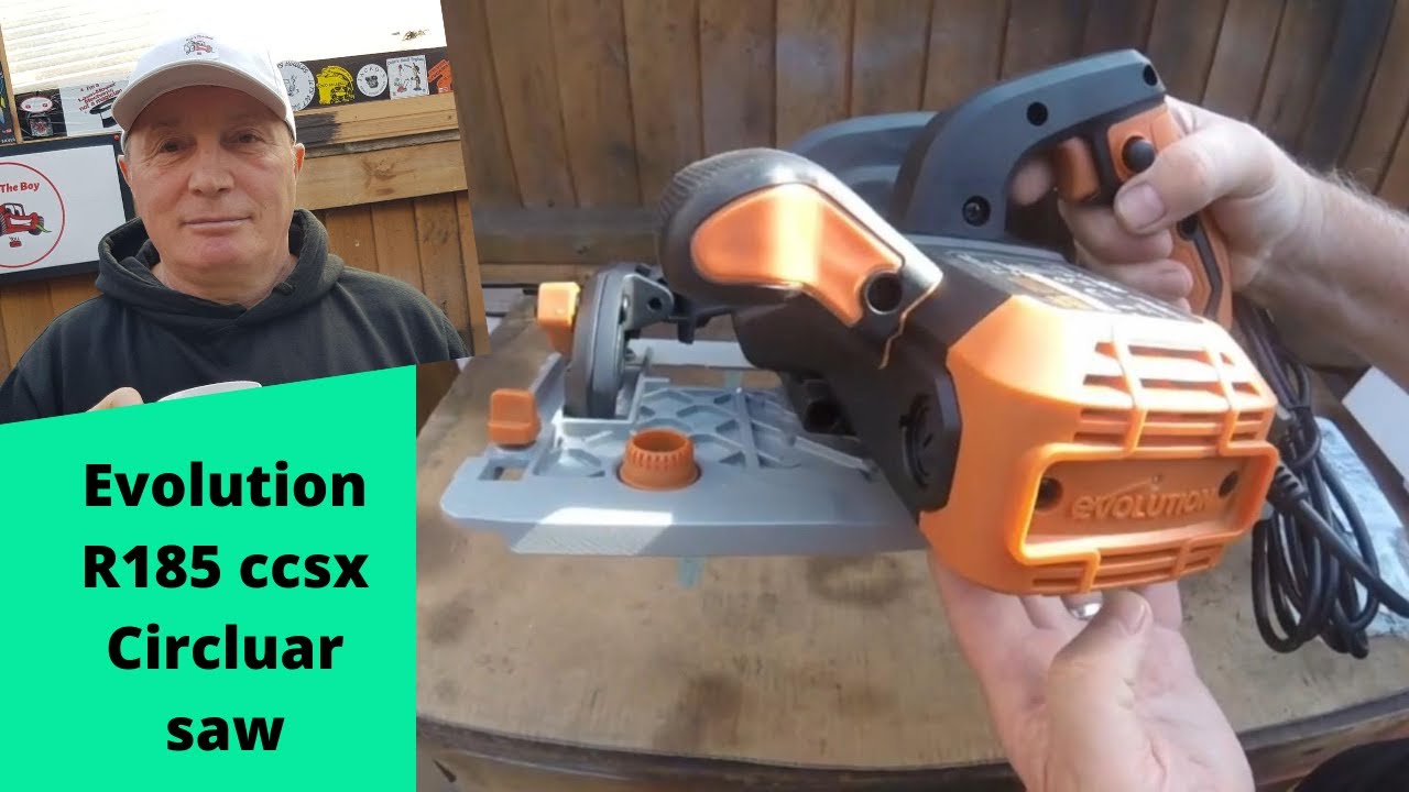 Evolution R185CCSX  Multi Material Circular saw | Combined  #tracksaw Unboxing and testing