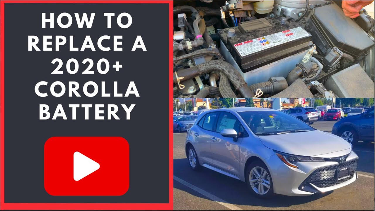 How to Replace a 2020+ Corolla Battery