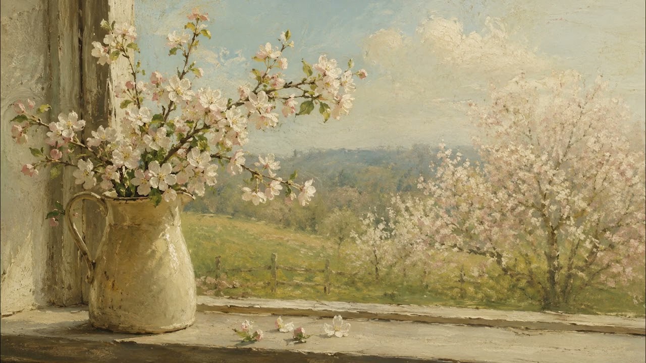 Vase of Flowers in Spring