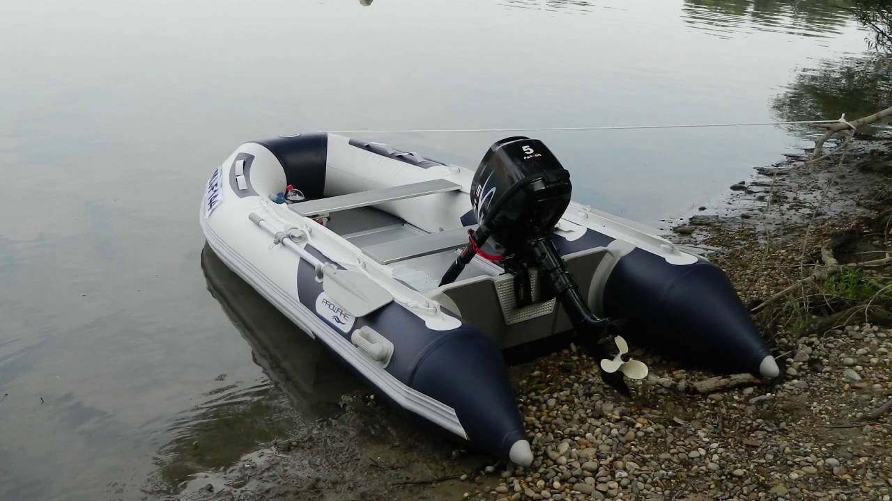 Prowake AL330 und Parsun Außenboarder 5 PS