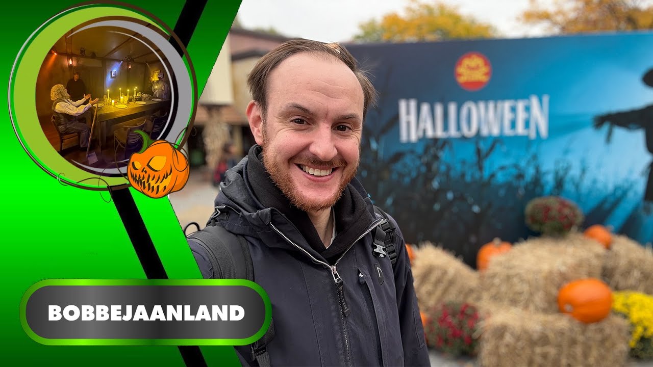 Bobbejaanland Halloween🎃| Nieuw spookhuis: NEXT OF KIN! 👻| Paranormal Activity🔮| Vloggen met Alain📸