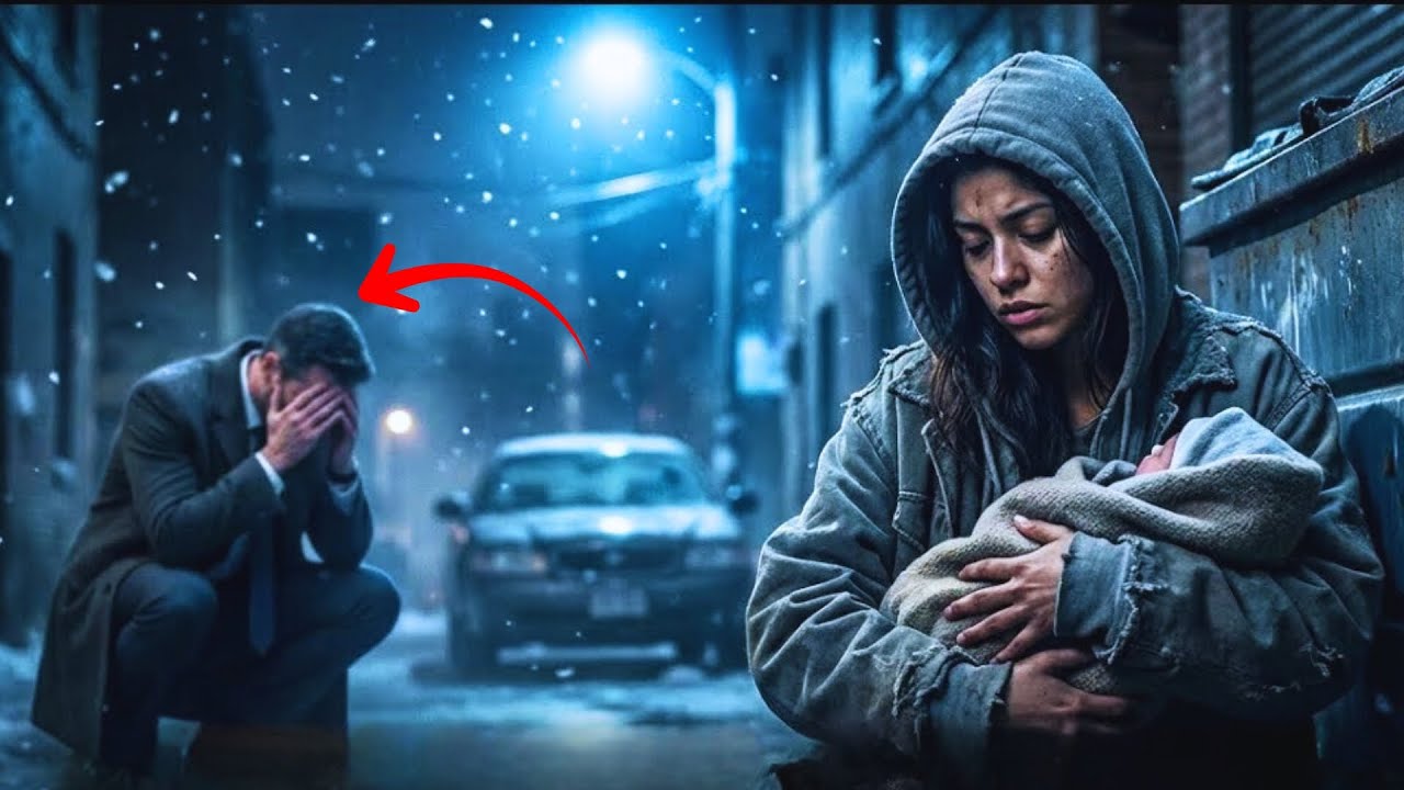 Una niña sin hogar adopta a un bebé cerca de un basurero, sin saber que es el hijo del Millonario