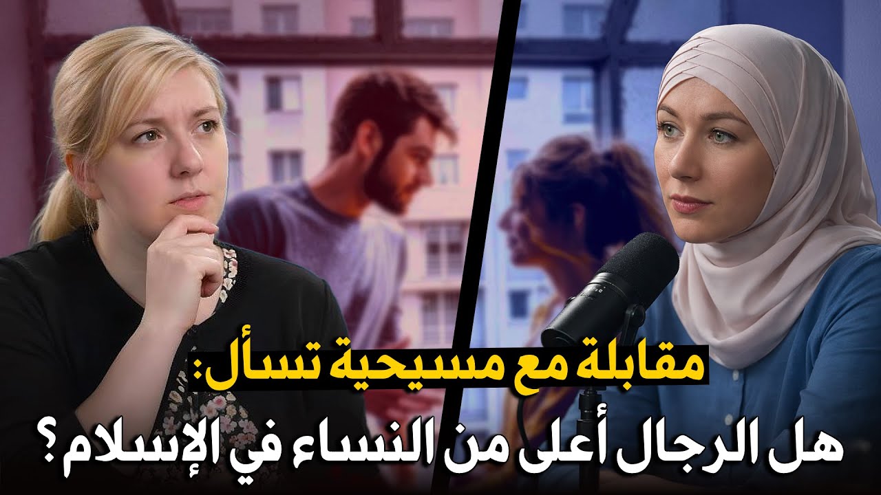 مقابلة مع مسيحية تفكر في اعتناق الإسلام | تقول أن الرجال أعلى من النساء في الإسلام؟