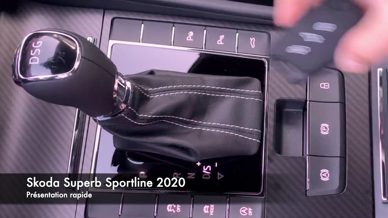 Présentation Skoda Superb Sportline 2020