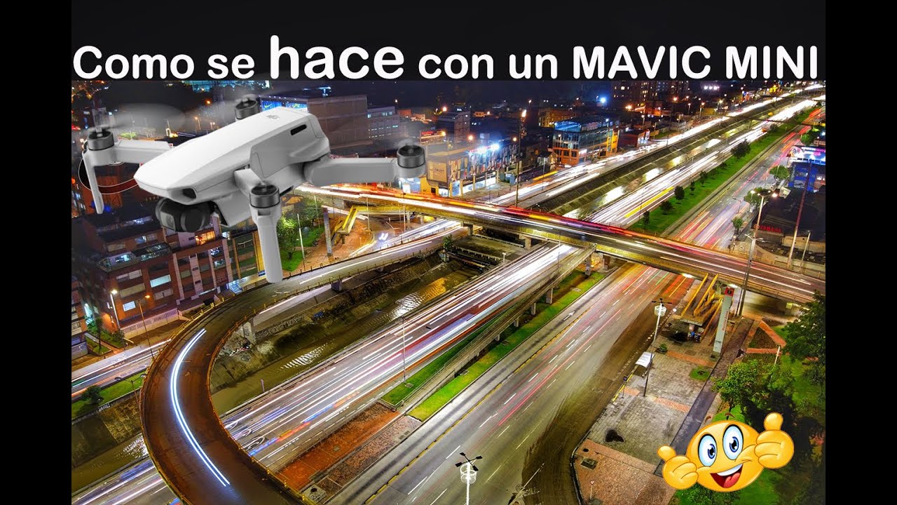 FOTO DE LARGA EXPOSICIÓN CON MAVIC MINI en ESPAÑOL