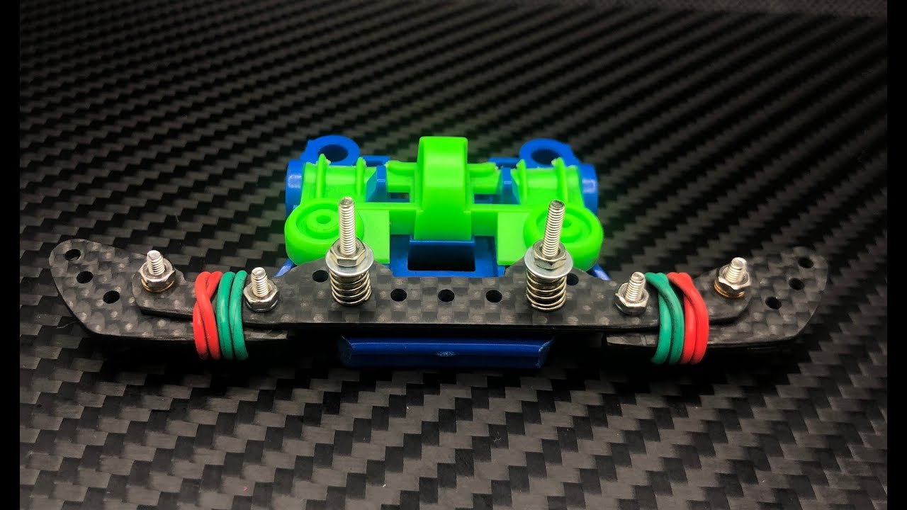【ミニ四駆】フルカーボンでATピボットバンパーを作る