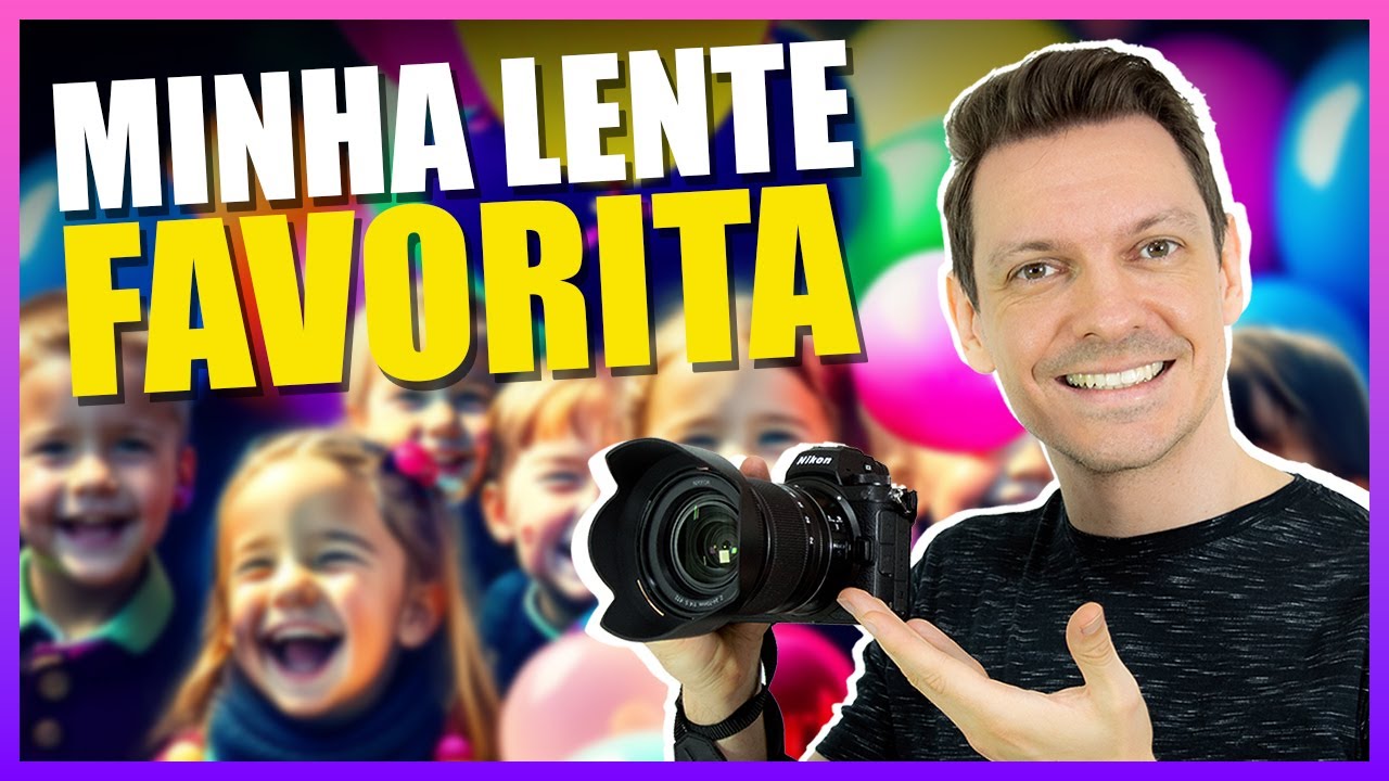 Qual LENTE eu uso para Fotografar FESTA INFANTIL e BATIZADO