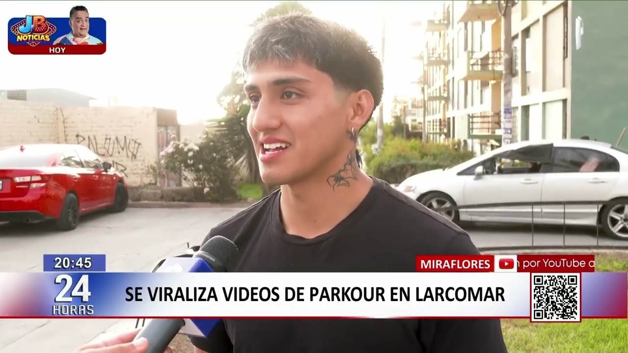 Miraflores: se viralizan video de joven practicando parkour en centro comercial