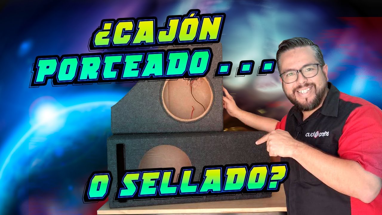 ¿Cajón porteado o sellado? Así lo recomienda tu manual