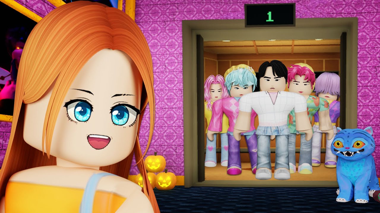 SAJA BOYS PUMASOK SA LOOB NG ELEVATOR | ROBLOX Demon Hunter Elevator
