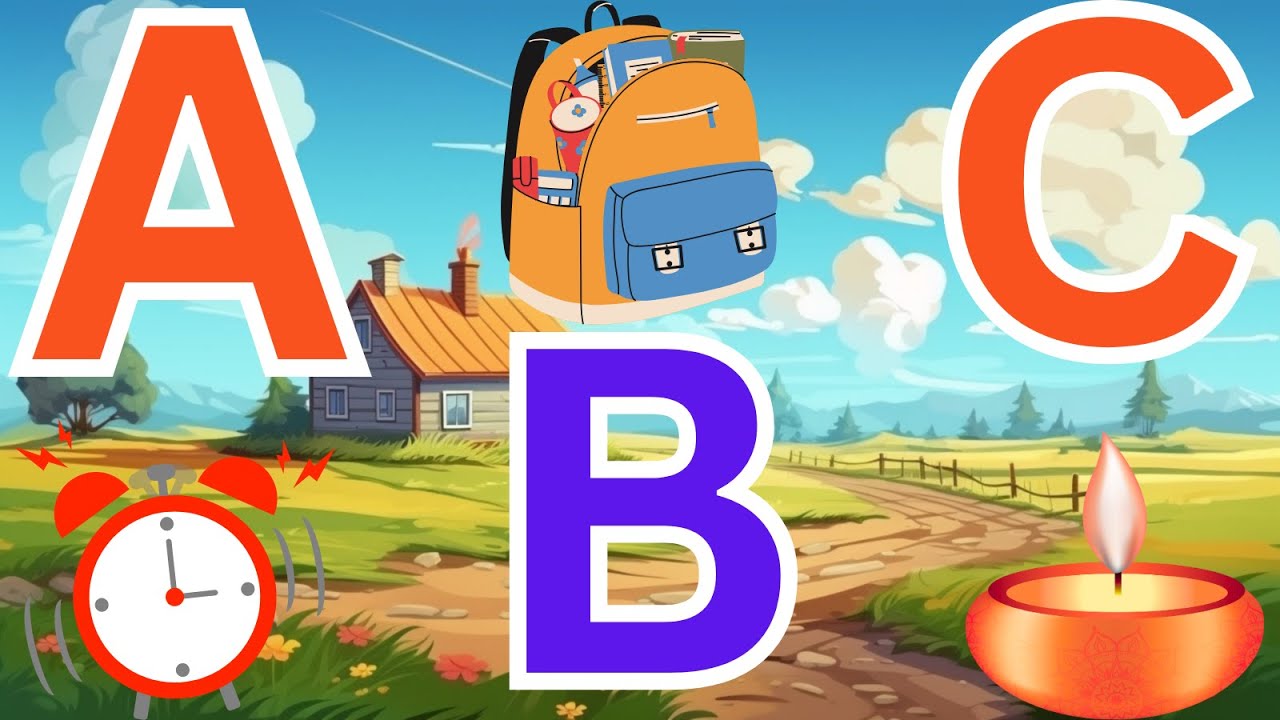 ABC Flashcards for Preschool | Alphabet Words & English Vocabulary A–Z