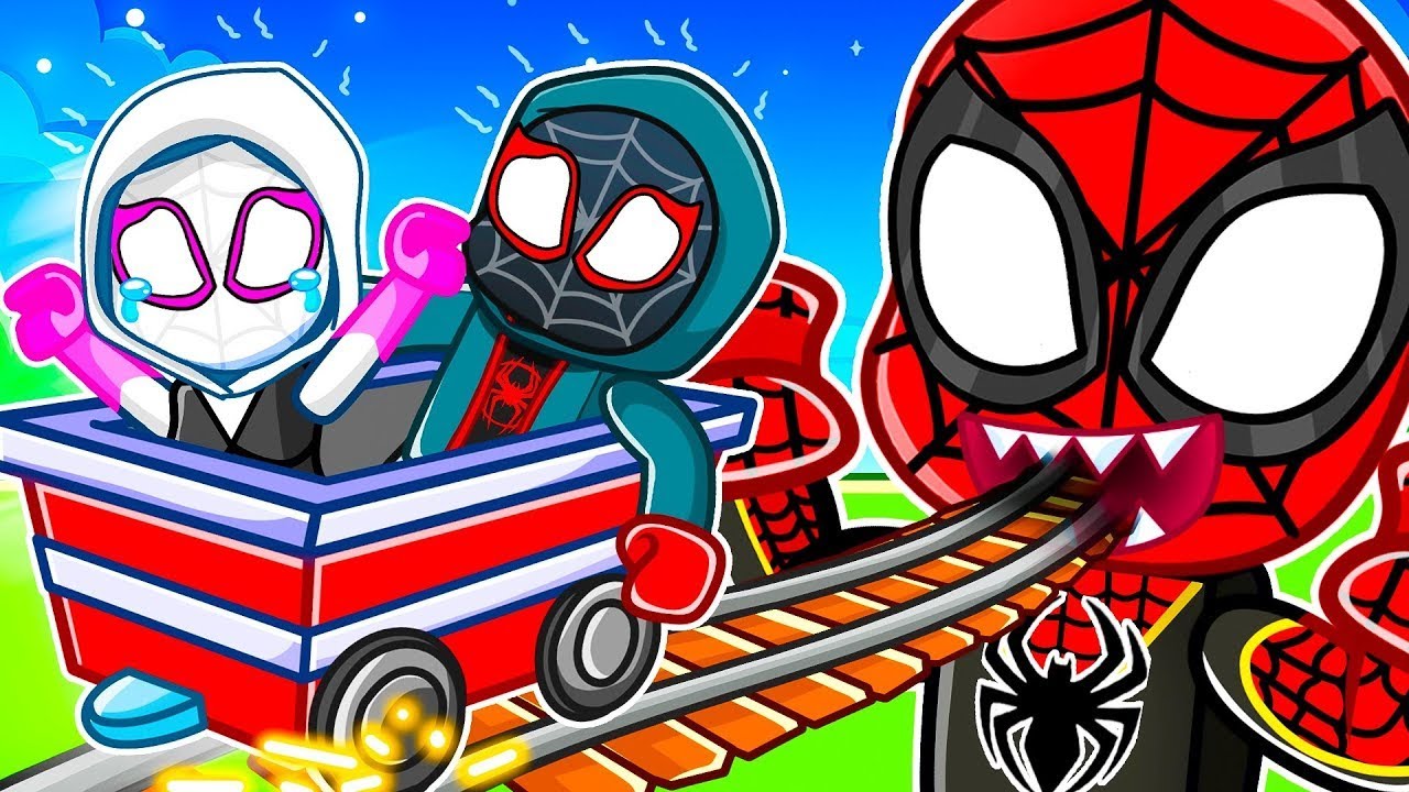 Passeio de Carrinho Roblox no HOMEM-ARANHA DE FERRO!
