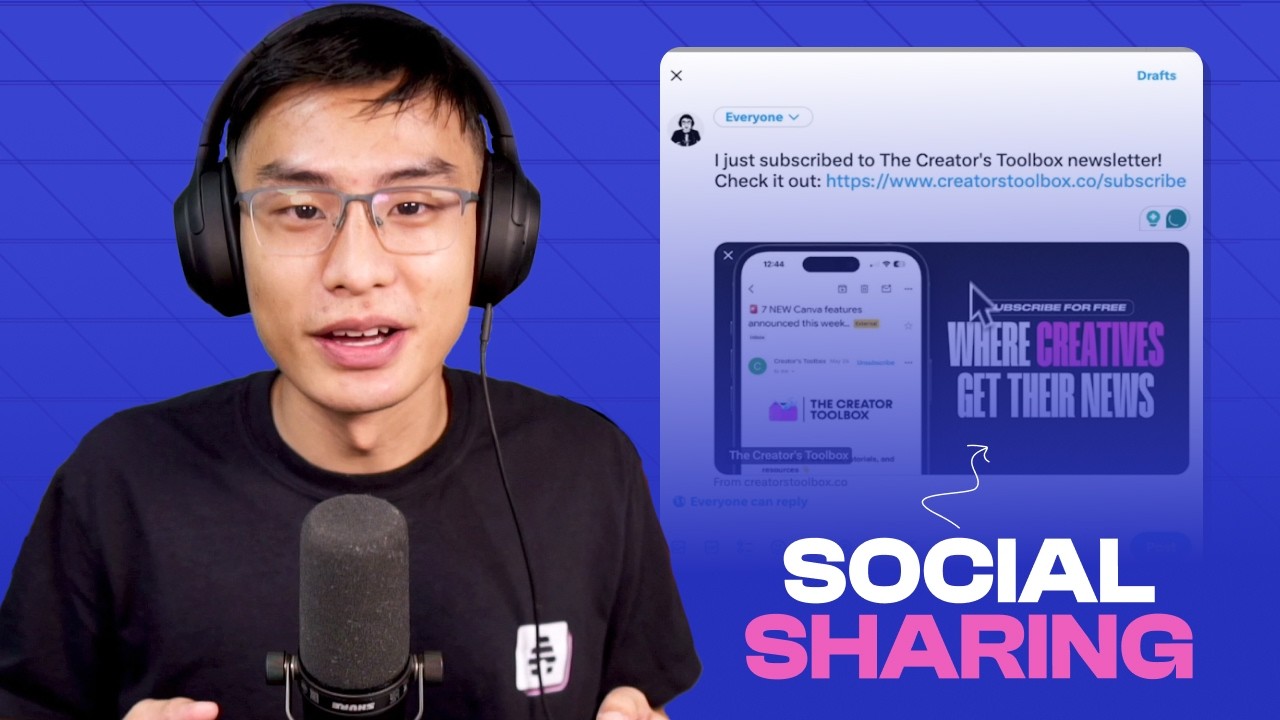 How to Boost Subscriber Growth with Social Sharing (beehiiv Tutorial)