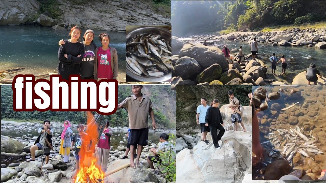 Fishing with family !!  Lower siang Arunachal pradesh #northeastindia #dailyvlog 