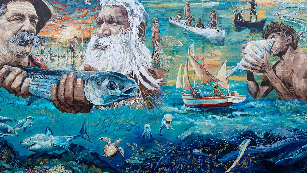 New fishing mural unveiled in Urangan