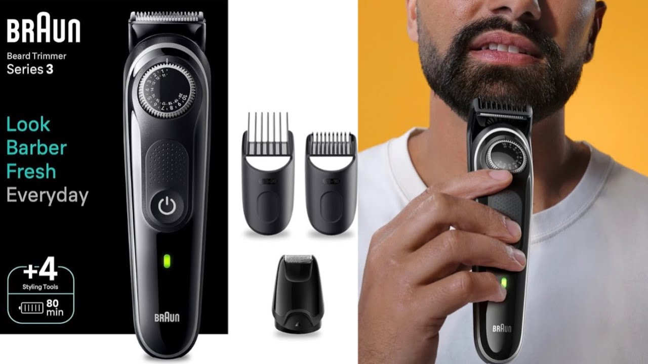 Braun Men's Beard Trimmer Model 3 Unboxing