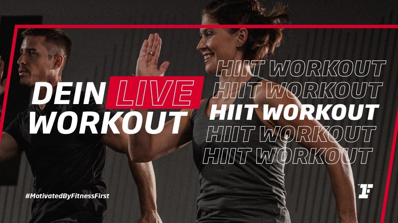 Fitness First Live Workout - HIIT Workout  mit Filiz