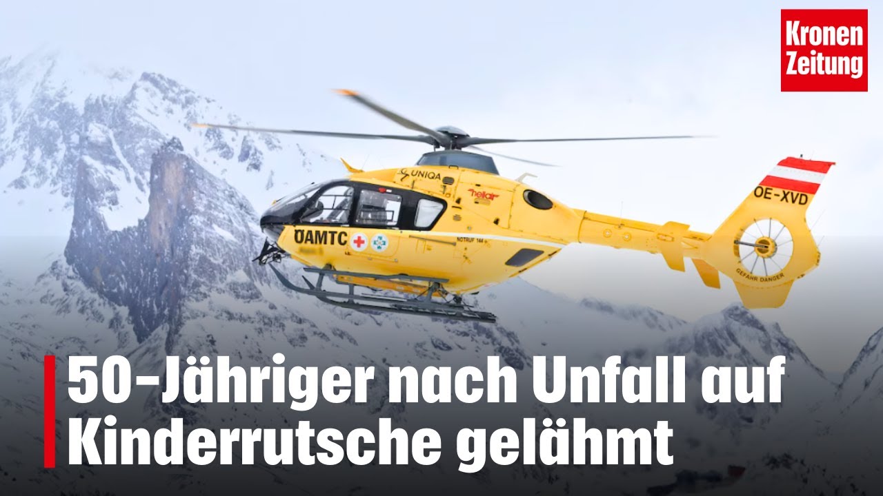 50-J&auml;hriger nach Unfall auf Kinderrutsche gel&auml;hmt | krone.tv NEWS
