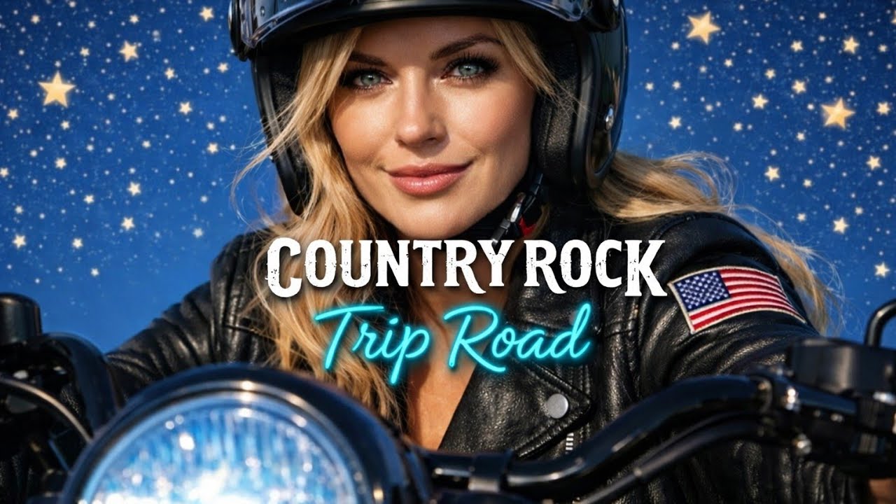 🎸Romantic  Country Rock Trip Road | A Woman, a Harley Davidson & Pure Highway Vibes