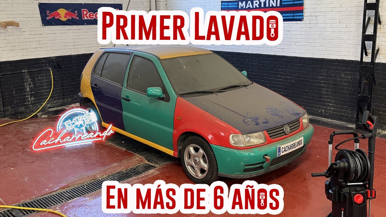Cap2: Limpieza Profunda | Lavamos un VW Polo 6n2 por dentro y por fuera a fondo | Cacharreando