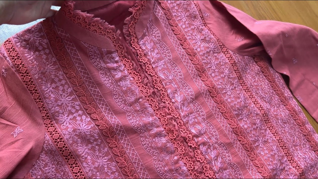 New dress design for Eid || Beautiful Lace Detailing || dress design 2026 #newdesign #kanwalrohail 
