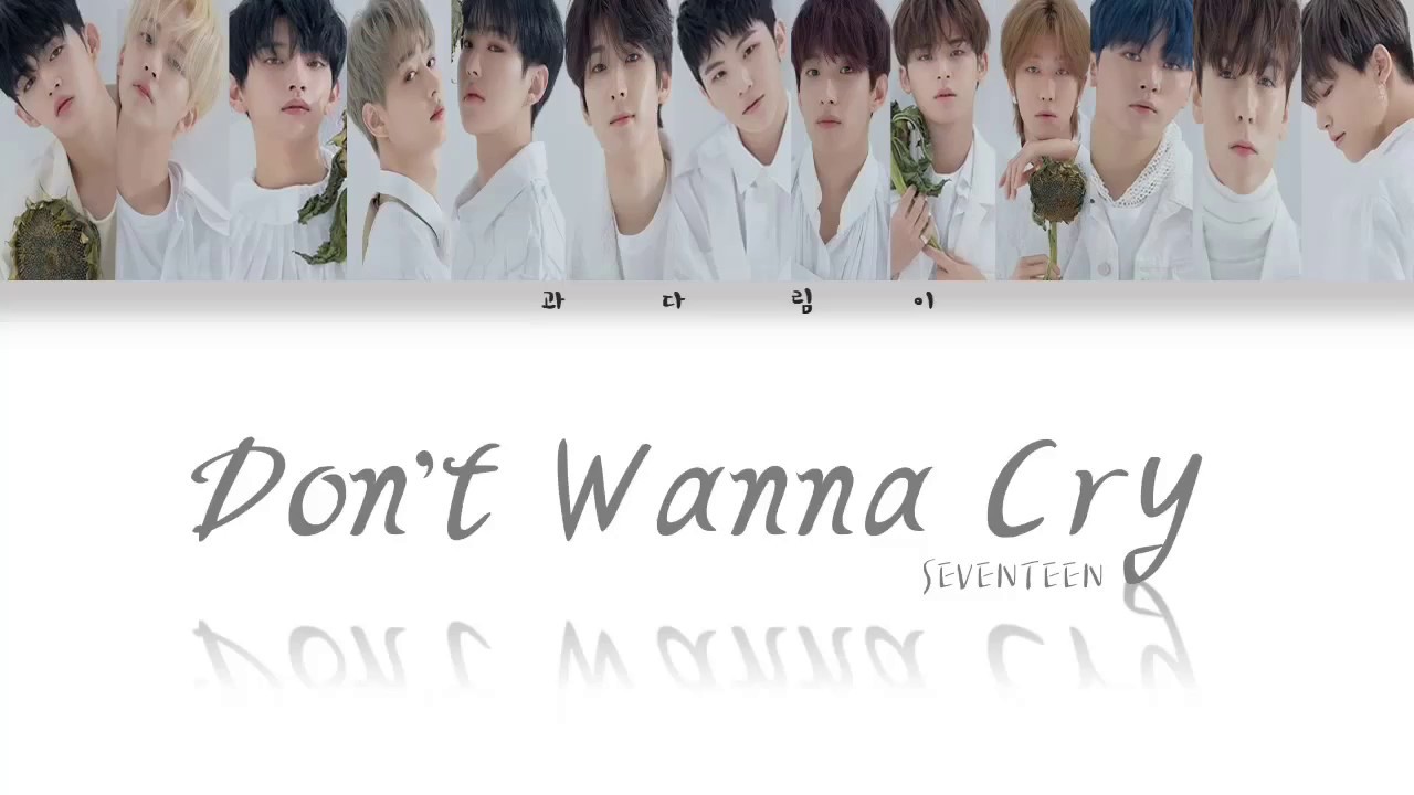 SEVENTEEN (세븐틴) - Don’t wanna cry (울고 싶지 않아) Lyrics [Color Coded Eng/Rom/Han/가사]