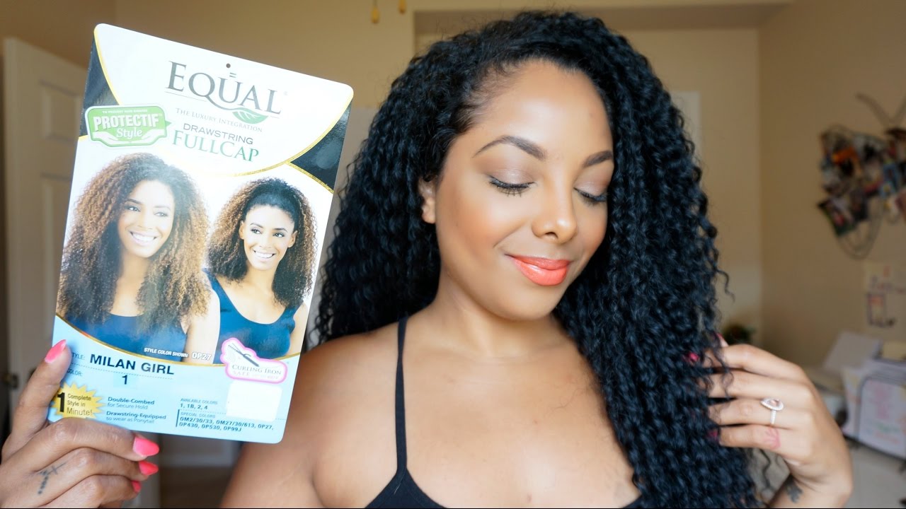 ♡ $15 Summer Hair |  Equal Drawstring Full Cap - Milan Girl ♡