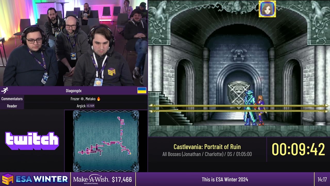 Castlevania: Portrait of Ruin [All Bosses (Jonathan / Charlotte)] by Diagongdx - #ESAWinter24