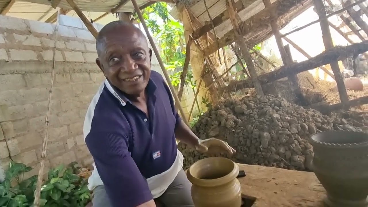 Ceramic Flower Pots in Arusha, Tanzania: 10th July 2023