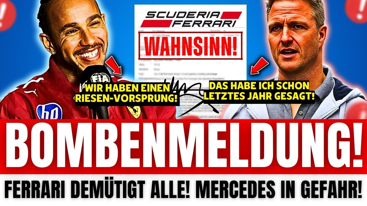 BOMBE: Ferrari ZERSTÖRT RIVALEN mit Hamilton | Verstappen ZERREISST VERTRAG von Red Bull? | Mercedes