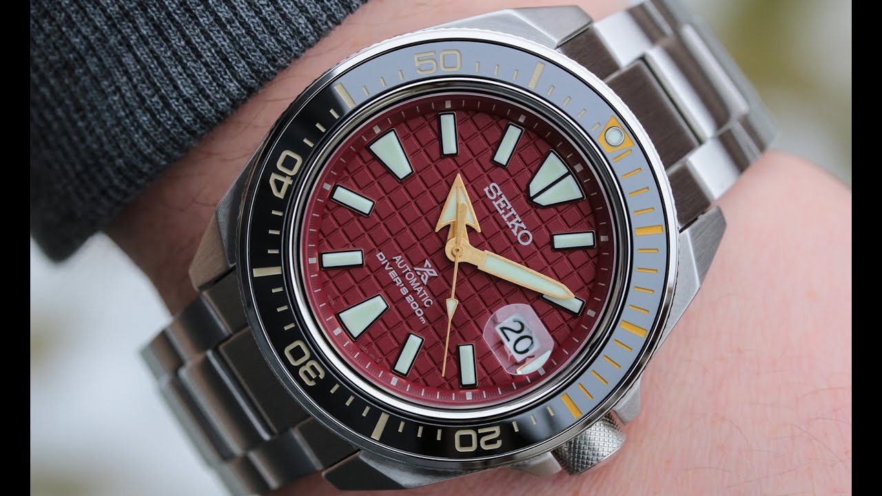 Seiko Prospex King (RED) Samurai Limited Edition Shu-Iro SRPH61K1 UNBOXING and REVIEW