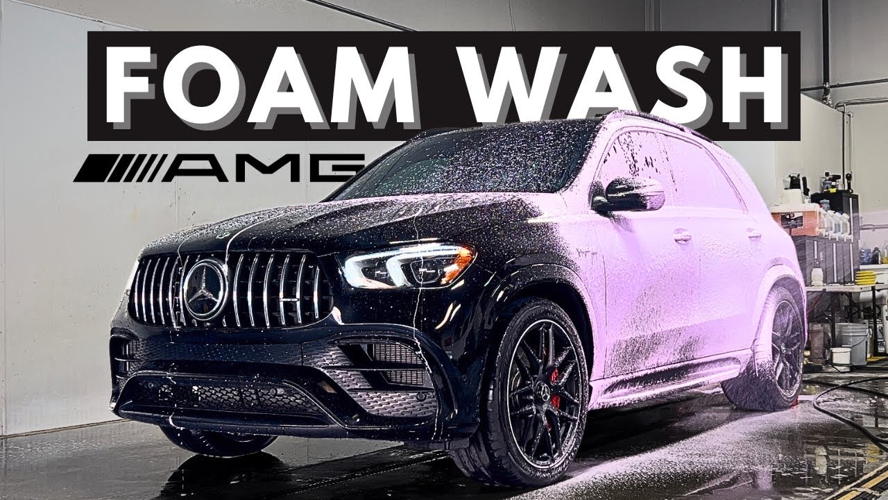 Dirty GLE63s AMG Foam Wash - Mercedes Benz Auto Detailing (Satisfying ASMR)