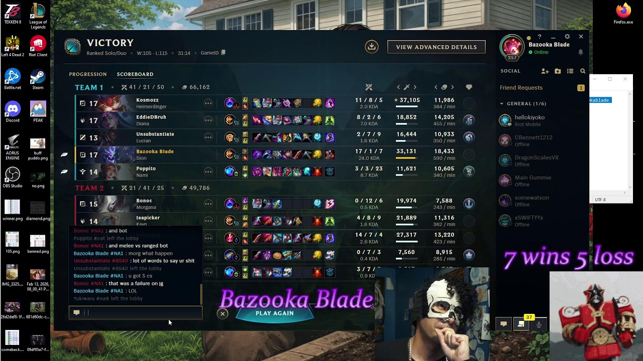 good vibes💀Ranked league of legends with chat !join to play ep.26