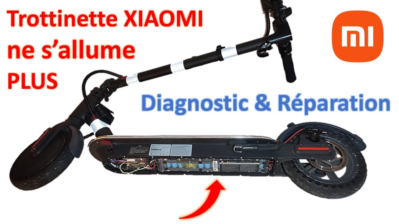 Ma trottinette électrique XIAOMI ne s'allume plus - Diagnostic et réparation (M365, Essential, pro)