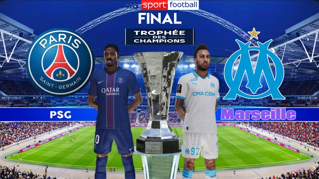 PSG x Marseille  Final do Trophée des Champions 2025/26⁸ Quem Levanta a Taça?