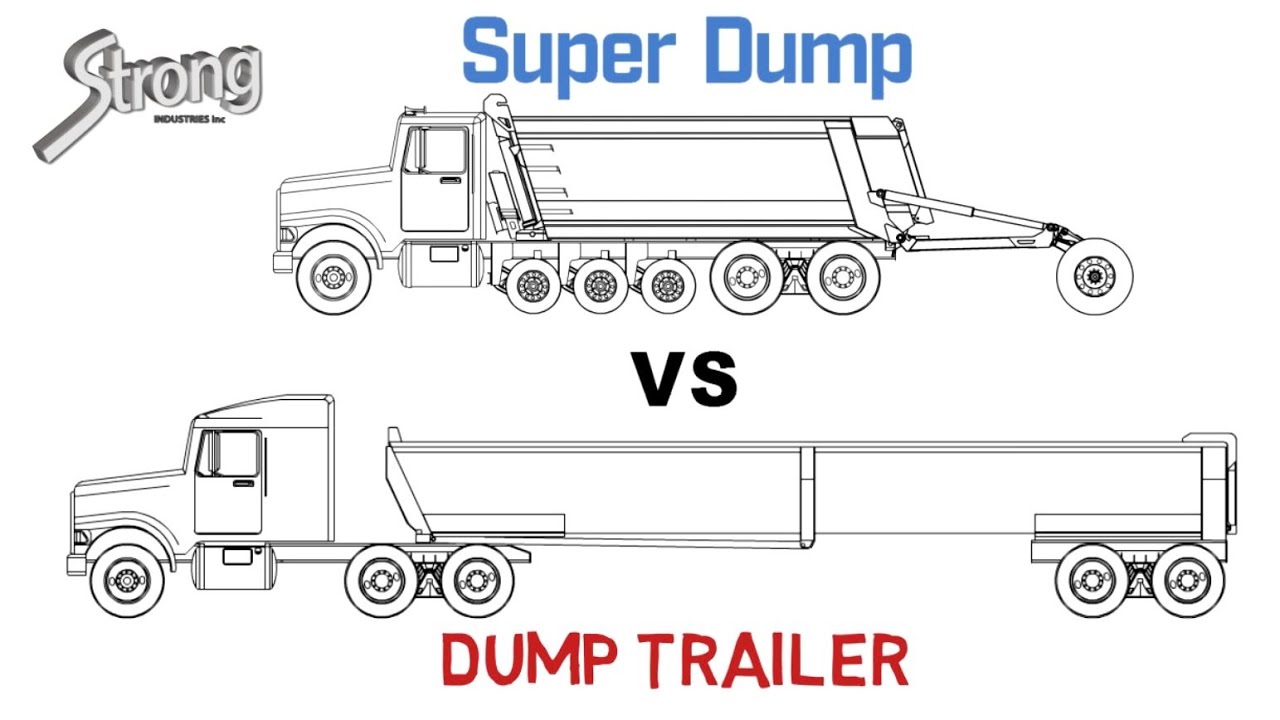 Super Dump vs Dump Trailer (End Dump Trailer)